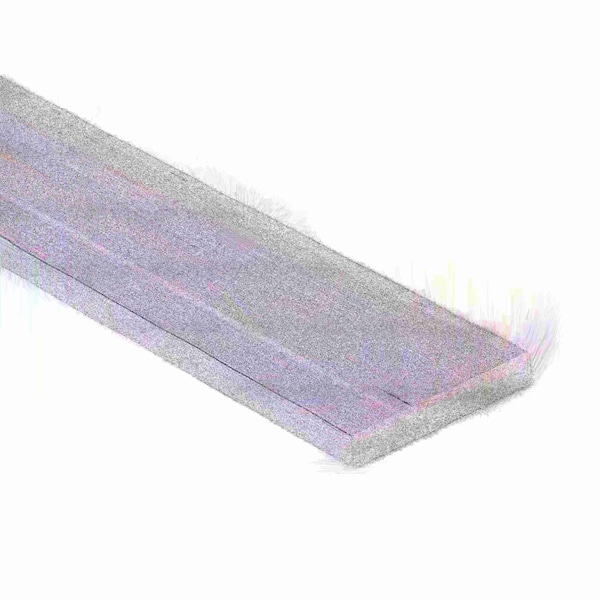 1/4" X 1-1/2" Aluminum Flat Bar, 6061, 1" Length, T6511 Mill Stock, Extruded, 0.25 inch Dia